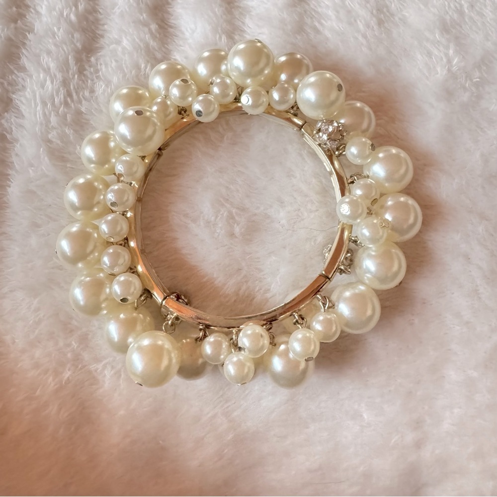 Vintage Pearl Bauble Bracelet